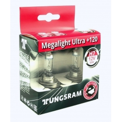 TUNGSRAM H7 MEGA LIGHT Ultra 12V 55W +120%  2szt.