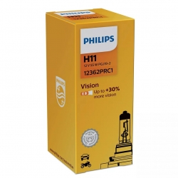 PHILIPS H11 VISION 12V 55W +30% nr. kat.12362PRC1